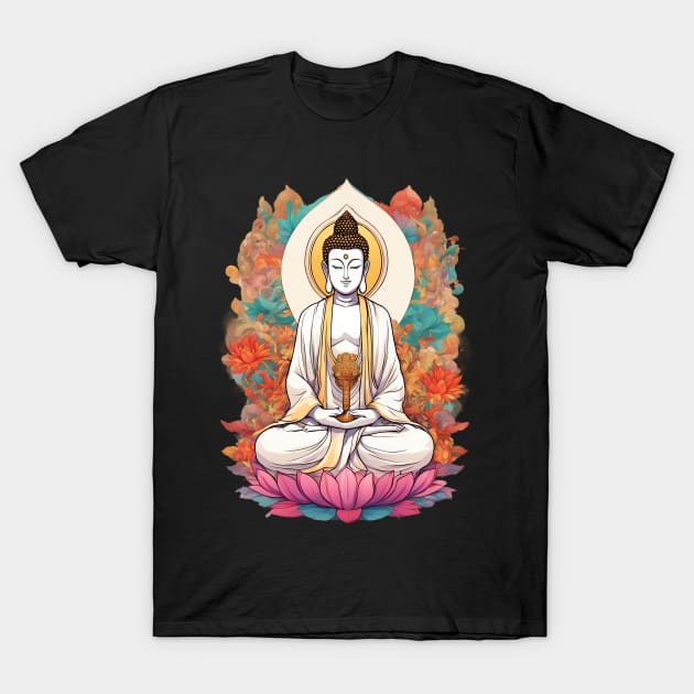 Buddha Enlightenment T-Shirt by animegirlnft